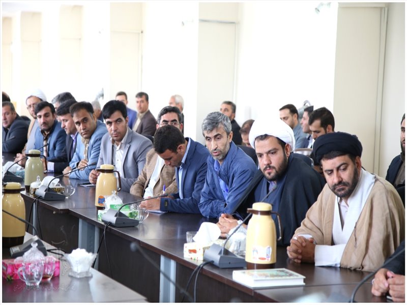 مراسم تکریم و معارفه امام جمعه شهرستان ورزقان