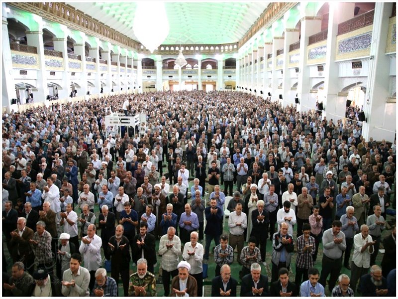 اقامه نماز عید سعید قربان به روایت تصویر