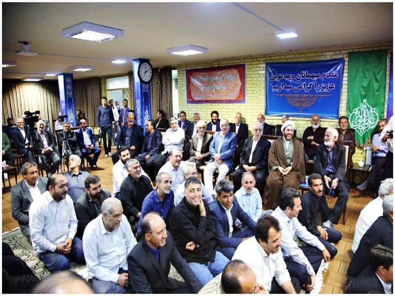 همایش هیئات شاه حسین گویان در بیت امام جمعه تبریز