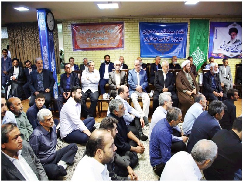همایش هیئات شاه حسین گویان در بیت امام جمعه تبریز