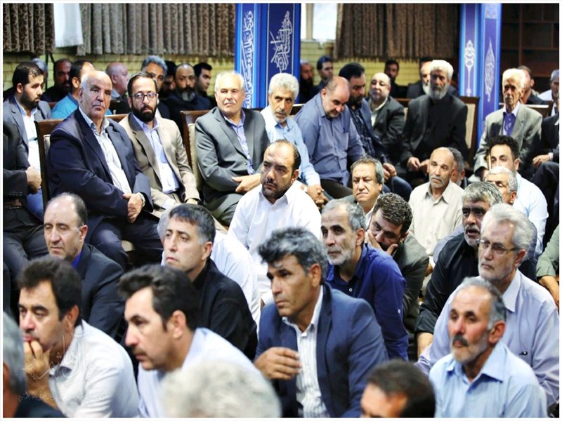 همایش هیئات شاه حسین گویان در بیت امام جمعه تبریز
