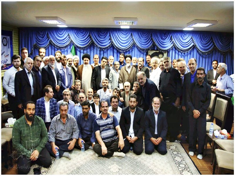 همایش هیئات شاه حسین گویان در بیت امام جمعه تبریز