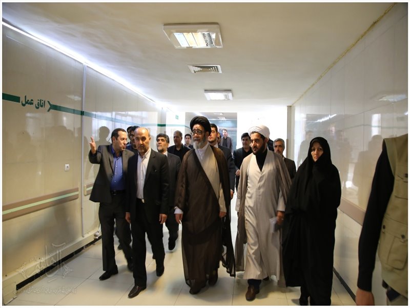 بازدید نماینده ولی فقیه از بیمارستان شهید آیت الله طالقانی تبریز
