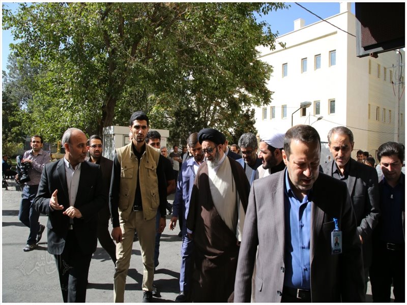 بازدید نماینده ولی فقیه از بیمارستان شهید آیت الله طالقانی تبریز
