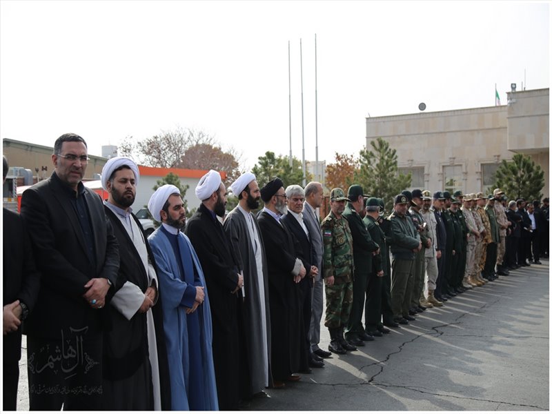 مراسم استقبال از پیکر مطهر شهید وحید فرهنگی والا