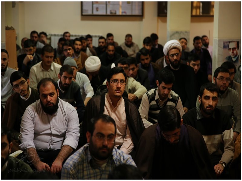 حضور امام جمعه تبریز در حجره های طلاب