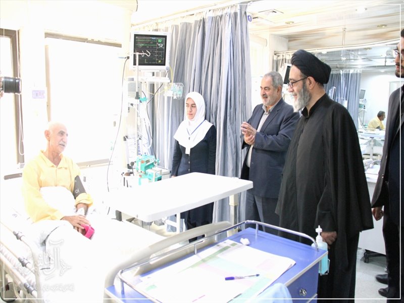 بازدید از بیمارستان استاد عالی نسب تبریز