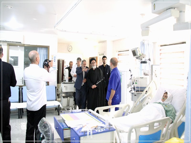 بازدید از بیمارستان استاد عالی نسب تبریز