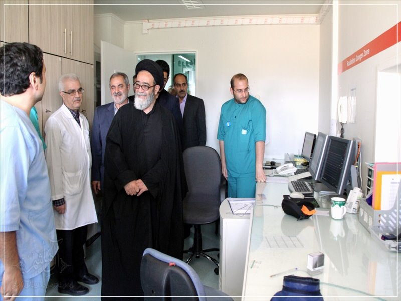 بازدید از بیمارستان استاد عالی نسب تبریز