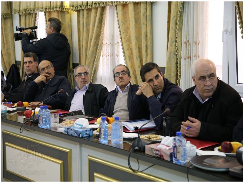 مراسم افتتاح مخزن ذخیره نفتای مجتمع پتروشیمی تبریز
