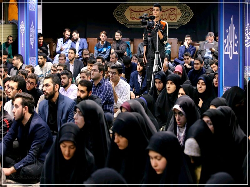 دیدار دانشجویان بسیجی با نماینده ولی فقیه در استان