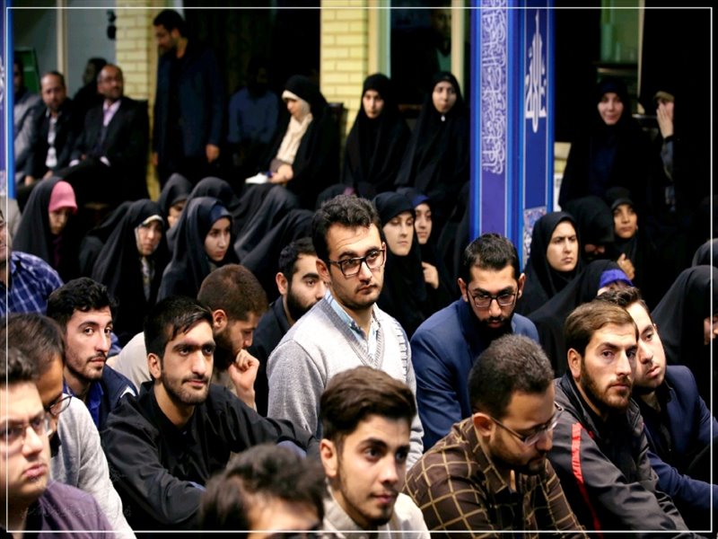 دیدار دانشجویان بسیجی با نماینده ولی فقیه در استان