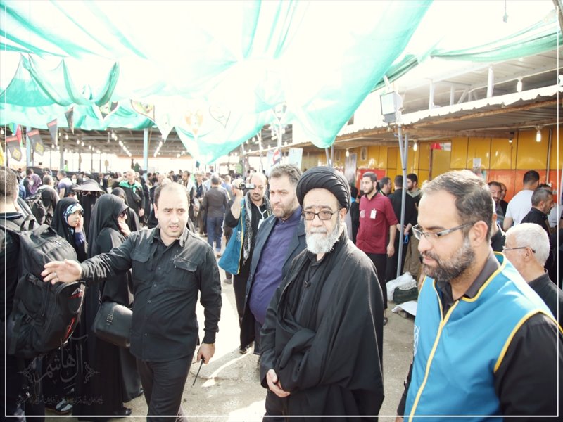 حضور امام جمعه تبریز در مرز شلمچه به روایت تصویر