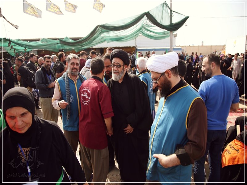 حضور امام جمعه تبریز در مرز شلمچه به روایت تصویر