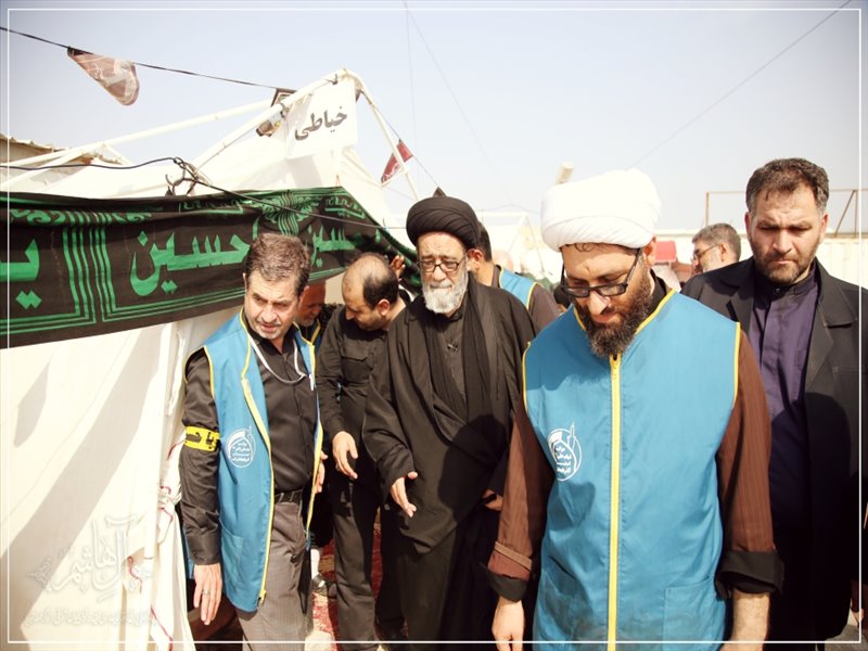 حضور امام جمعه تبریز در مرز شلمچه به روایت تصویر