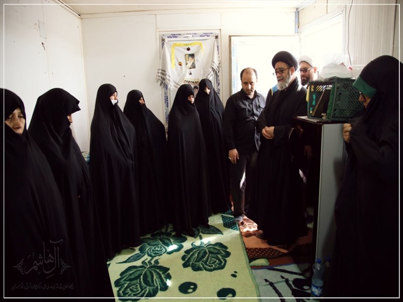 حضور امام جمعه تبریز در مرز شلمچه به روایت تصویر