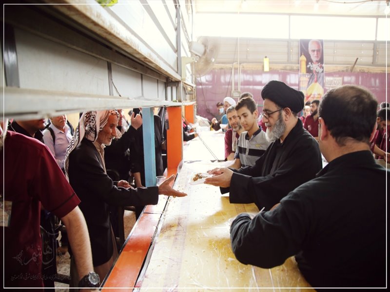 حضور امام جمعه تبریز در مرز شلمچه به روایت تصویر