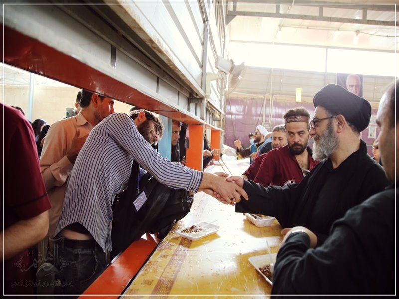 حضور امام جمعه تبریز در مرز شلمچه به روایت تصویر