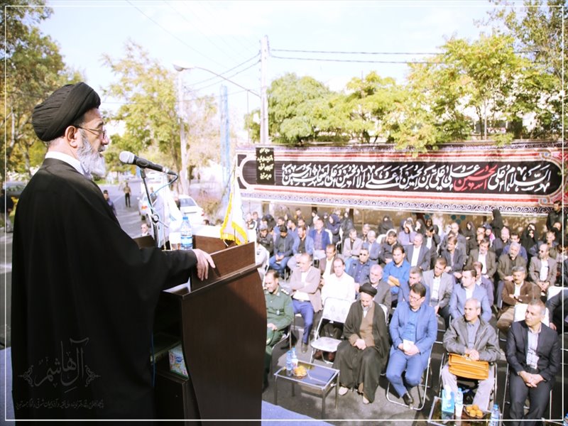 مراسم بدرقه کاروان شهدای شرکت واحد اتوبوسرانی شهرداری تبریز