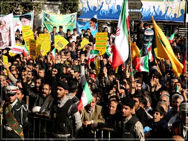 راهپیمایی یوم الله ۱۳ آبان در تبریز