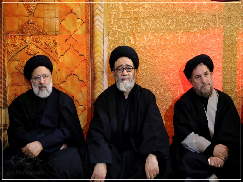 حضور امام جمعه تبریز در آیین سنتی خطبه خوانی حرم مطهر رضوی