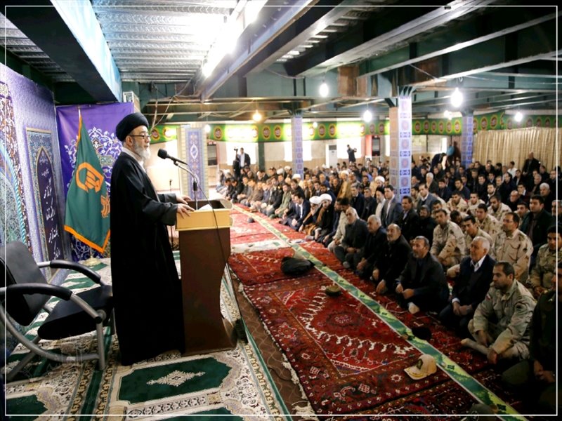 برگزاری نماز جمعه شهرستان جلفا به روایت تصویر