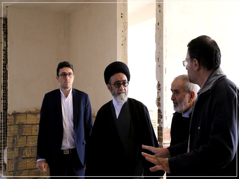 بازدید از پروژه های در دست ساخت جهاد مدرسه سازی استان