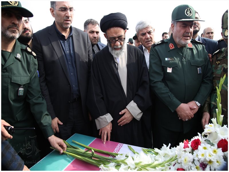 مراسم استقبال از پیکر مطهر شهید وحید فرهنگی والا