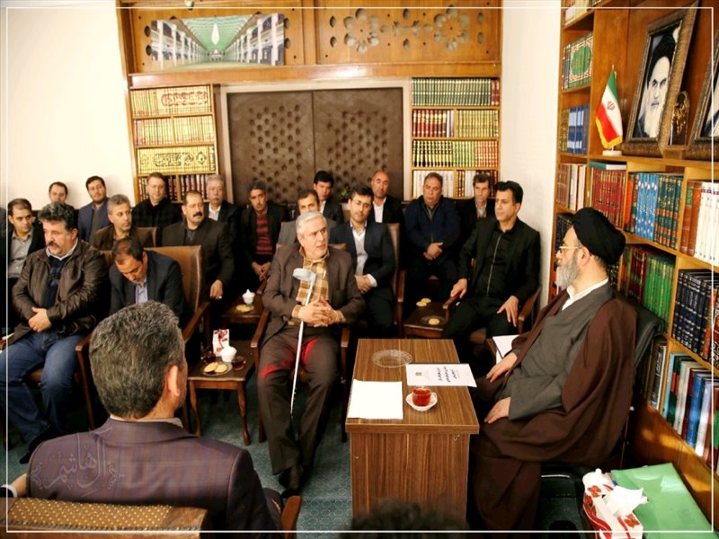 دیدار کارکنان سازمان راهداری با امام جمعه تبریز