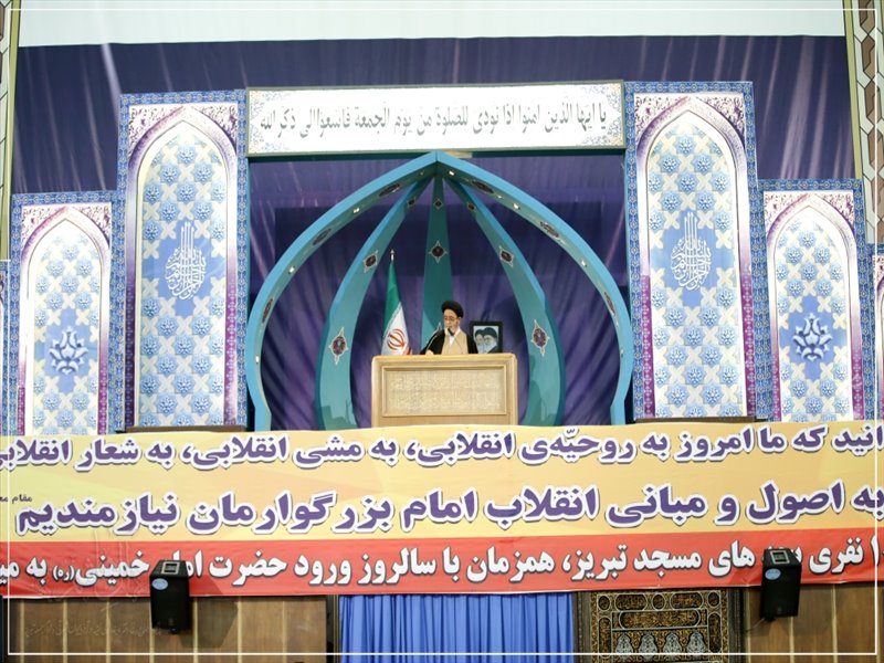 تصاویر نمازجمعه تبریز 12 بهمن 97