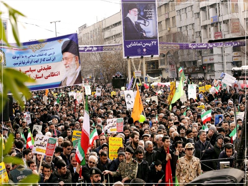 تصاویر حضور باشکوه مردم غیور تبریز در راهپیمایی 22 بهمن 97