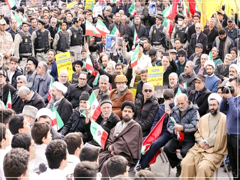 تصاویر حضور باشکوه مردم غیور تبریز در راهپیمایی 22 بهمن 97