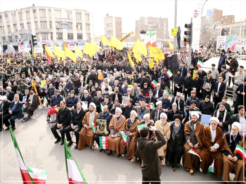 تصاویر حضور باشکوه مردم غیور تبریز در راهپیمایی 22 بهمن 97