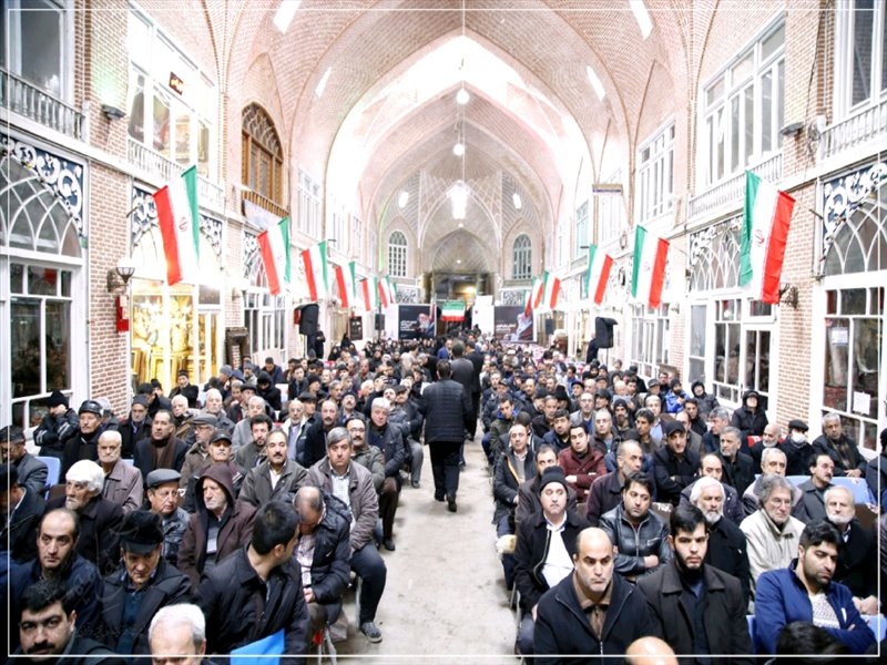 مراسم یادواره شهدای قیام ۲۹ بهمن مردم تبریز
