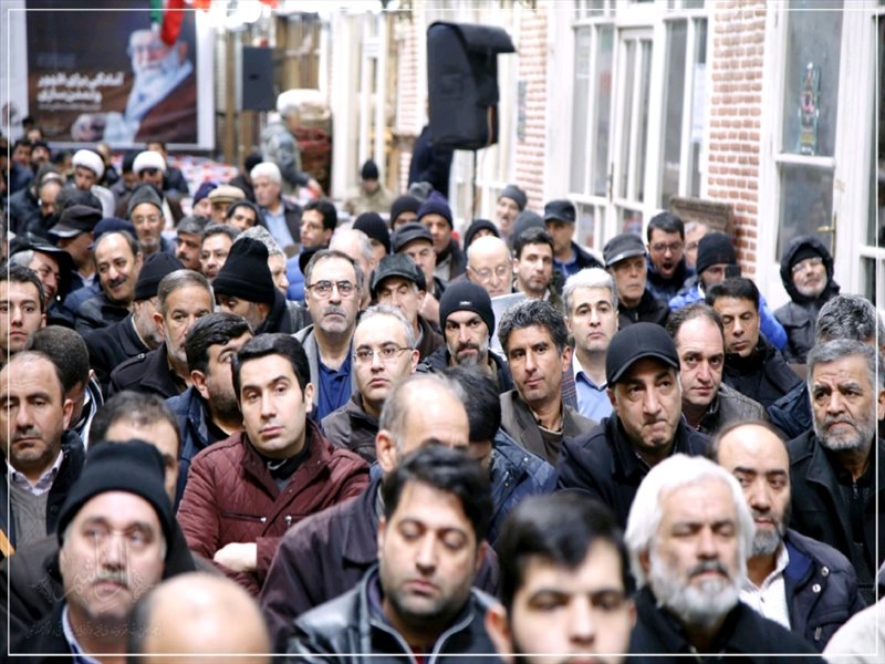 مراسم یادواره شهدای قیام ۲۹ بهمن مردم تبریز