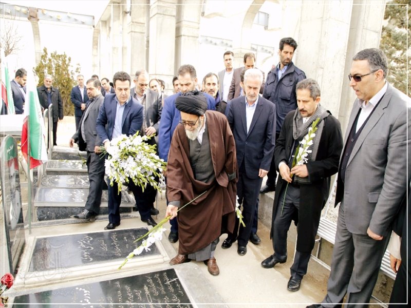 به مناسبت ۲۲ اسفند روز بزرگداشت شهداء صورت گرفت؛