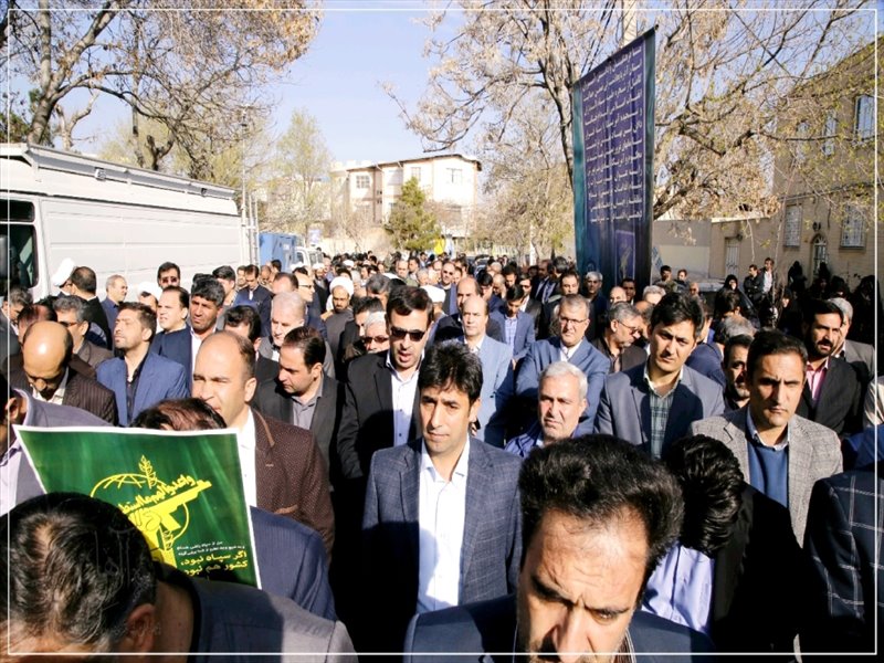 تجمع مردم ولایتمدار تبریز در حمایت از سپاه پاسداران