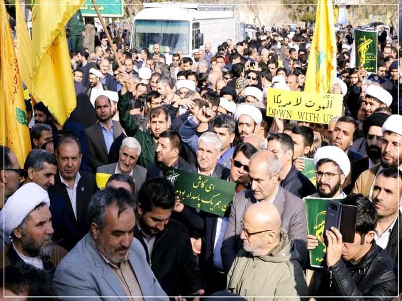 تجمع مردم ولایتمدار تبریز در حمایت از سپاه پاسداران