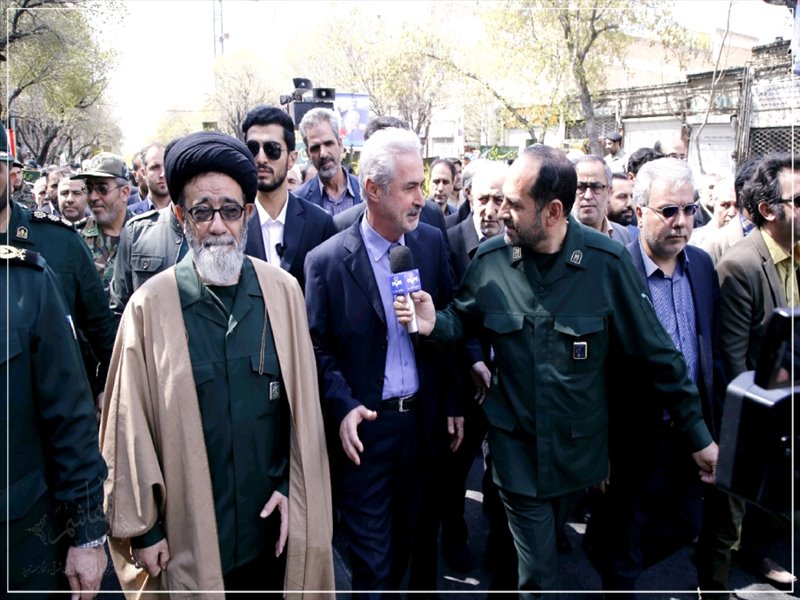 راهپیمایی نمازگزاران تبریزی در محکومیت تحریم سپاه