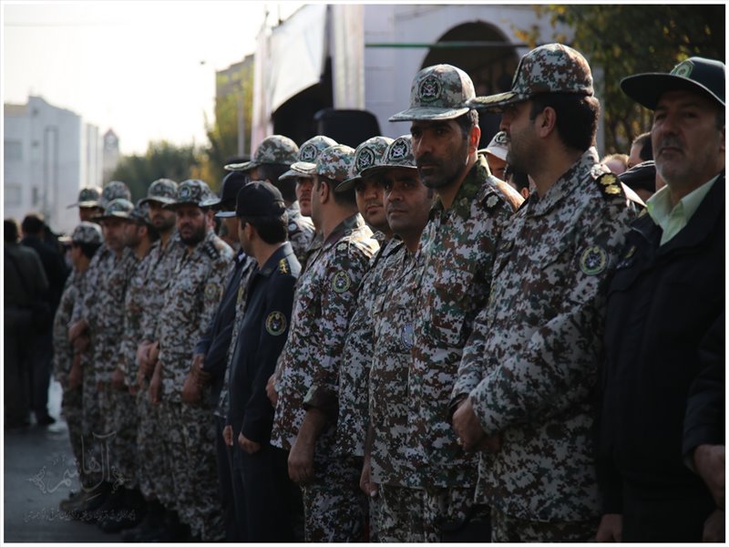 مراسم تشییع پیکر مطهر شهید فرهنگی والا در تبریز