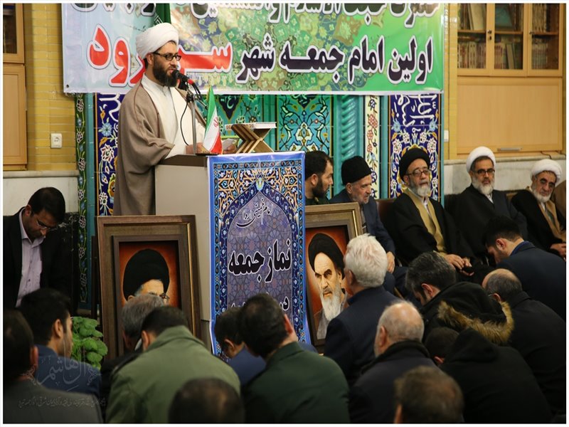مراسم معارفه اولین امام جمعه سردرود