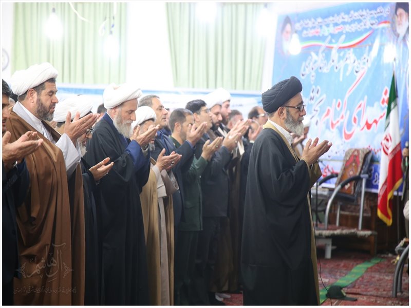 مراسم اولین سالگرد خاکسپاری شهدای گمنام شهر بخشایش