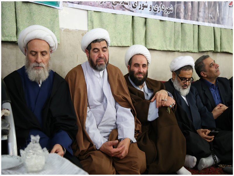 مراسم اولین سالگرد خاکسپاری شهدای گمنام شهر بخشایش