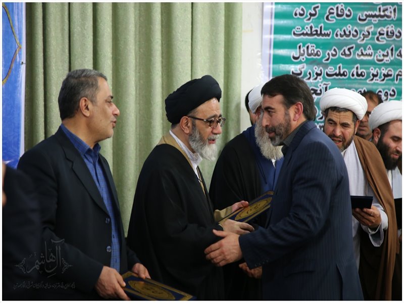 مراسم اولین سالگرد خاکسپاری شهدای گمنام شهر بخشایش