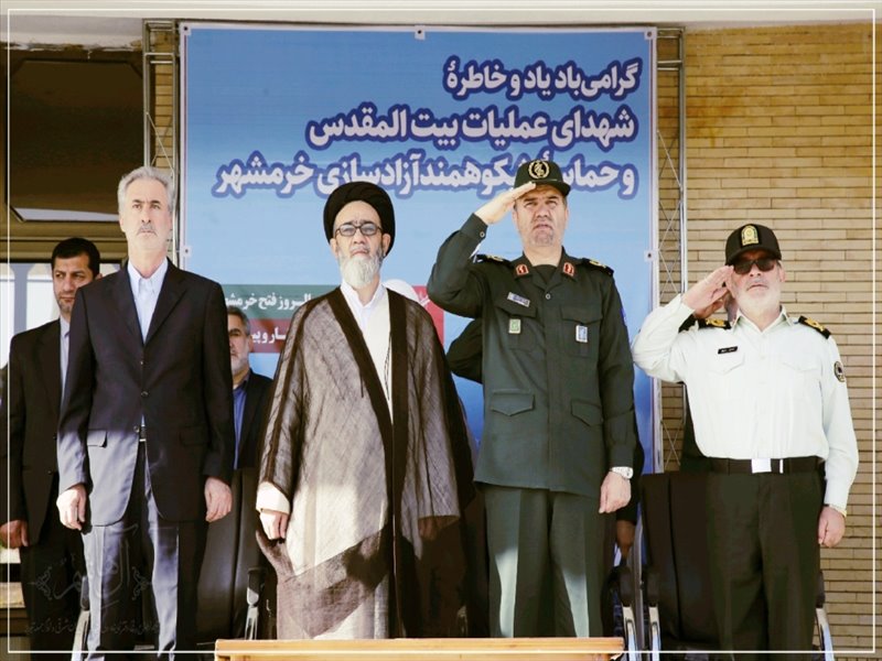 صبحگاه مشترک نیروهای مسلح در تبریز برگزار شد