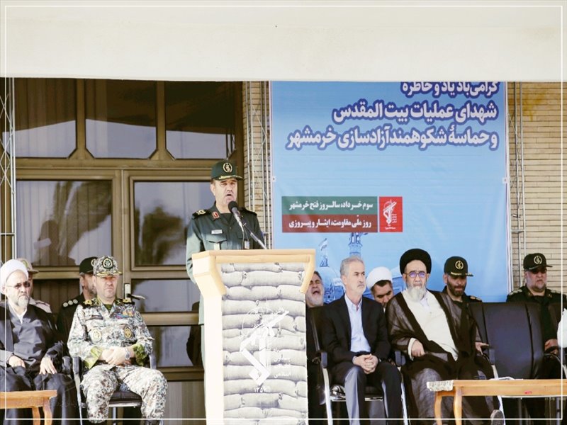 صبحگاه مشترک نیروهای مسلح در تبریز برگزار شد