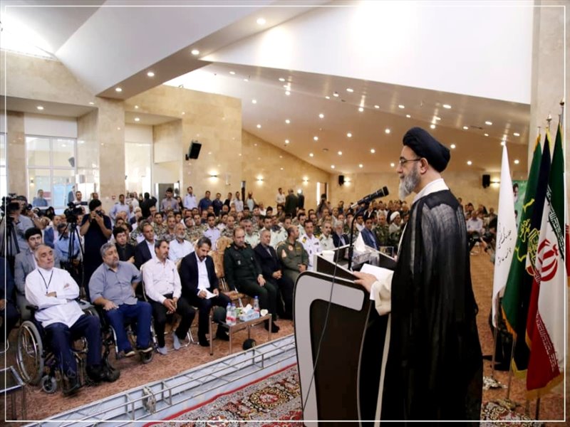آیین بهره برداری از حرم مطهر شهدای گمنام باغ موزه دفاع مقدس تبریز