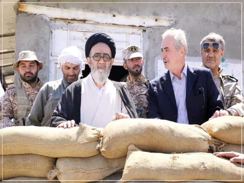 حضور امام جمعه تبریز در نقطه صفر مرزی