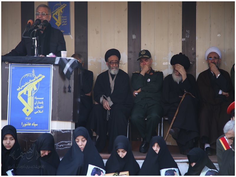 مراسم تشییع پیکر مطهر شهید فرهنگی والا در تبریز