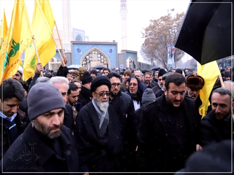 راهپیمایی مردم تبریز در حمایت از سپاه پاسداران و نیروهای مسلح